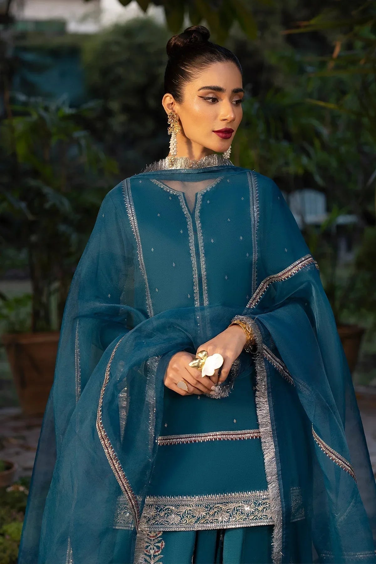 Erum Khan | Shahzeen Eid Collection | TWILIGHT - Aqsa Fabrics