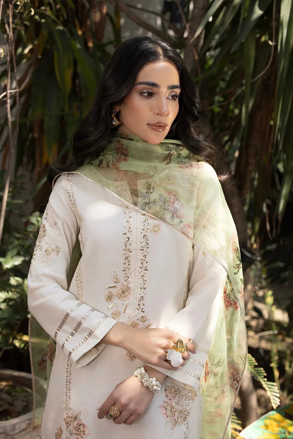Erum Khan | Shahzeen Eid Collection | SWAN - Aqsa Fabrics