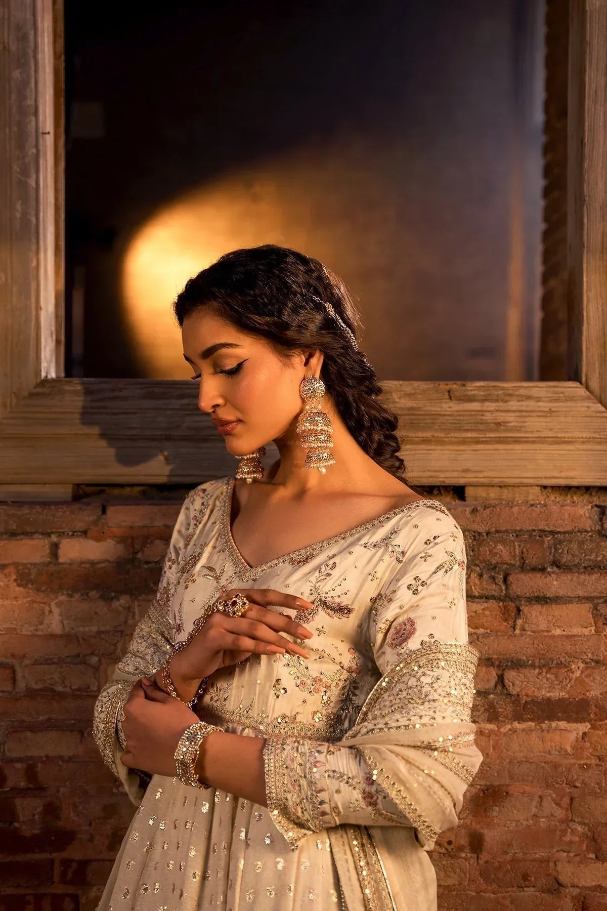 Erum Khan | Shezadian Luxe Formals | BADSHAH BEGUM - Aqsa Fabrics
