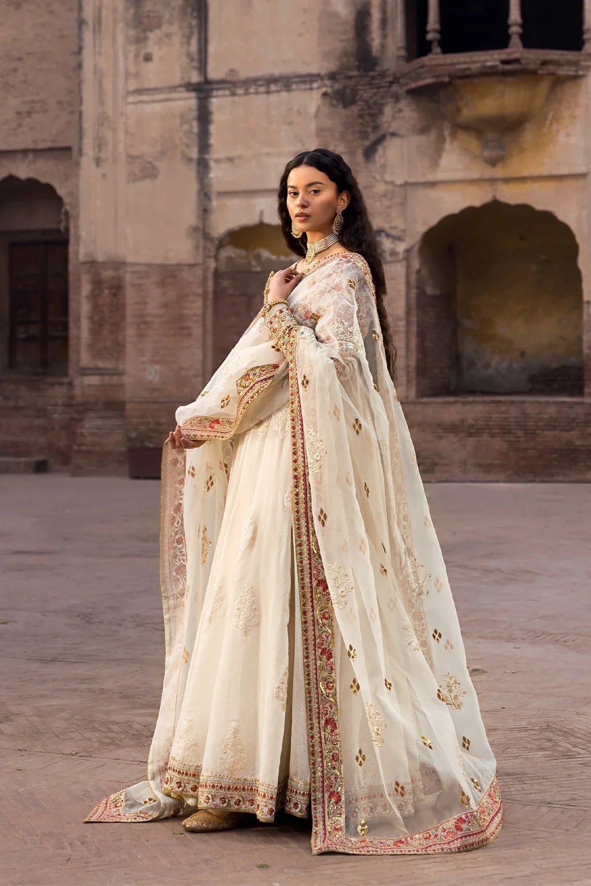 Erum Khan | Shezadian Luxe Formals | ANARKALI - Aqsa Fabrics