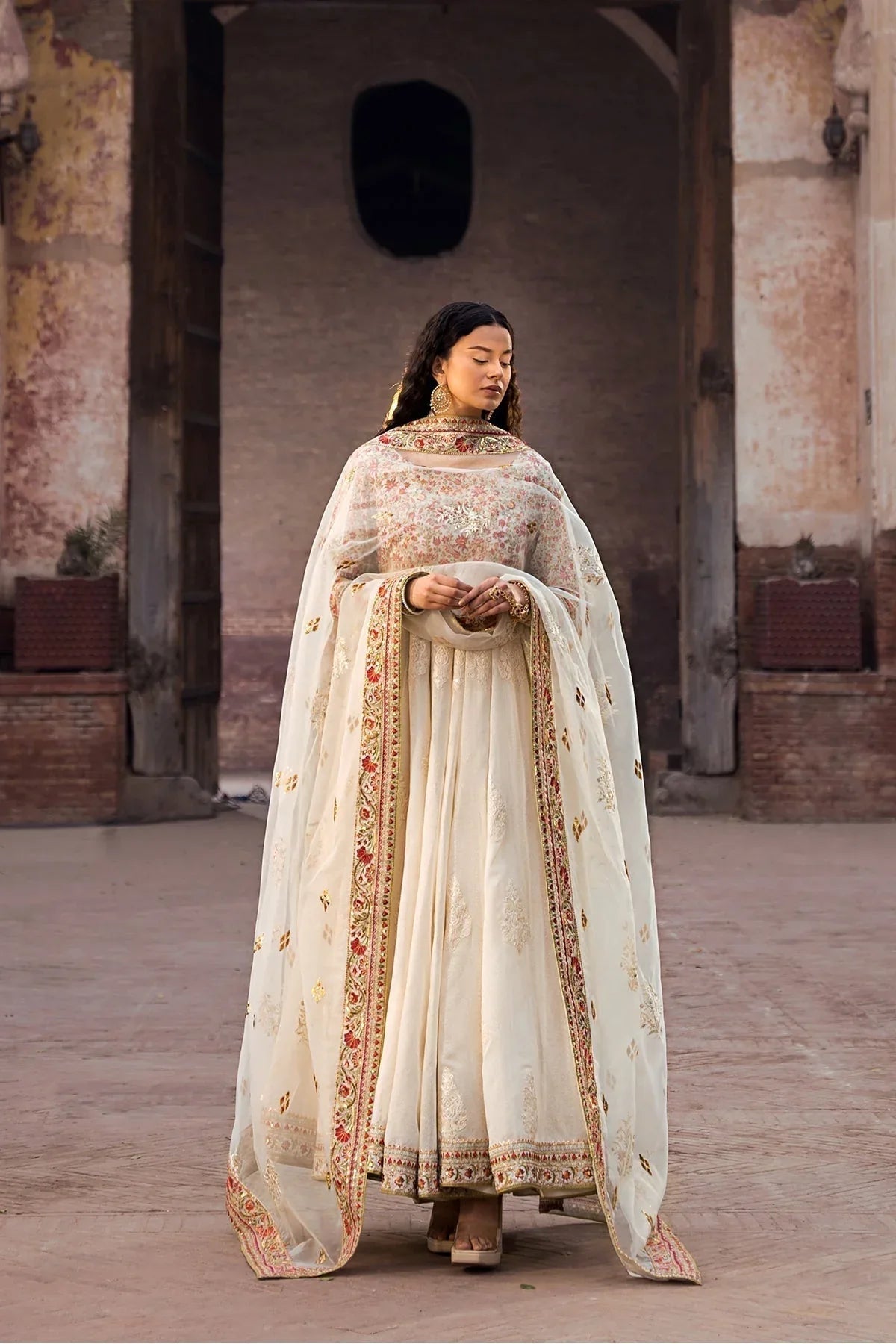 Erum Khan | Shezadian Luxe Formals | ANARKALI - Aqsa Fabrics