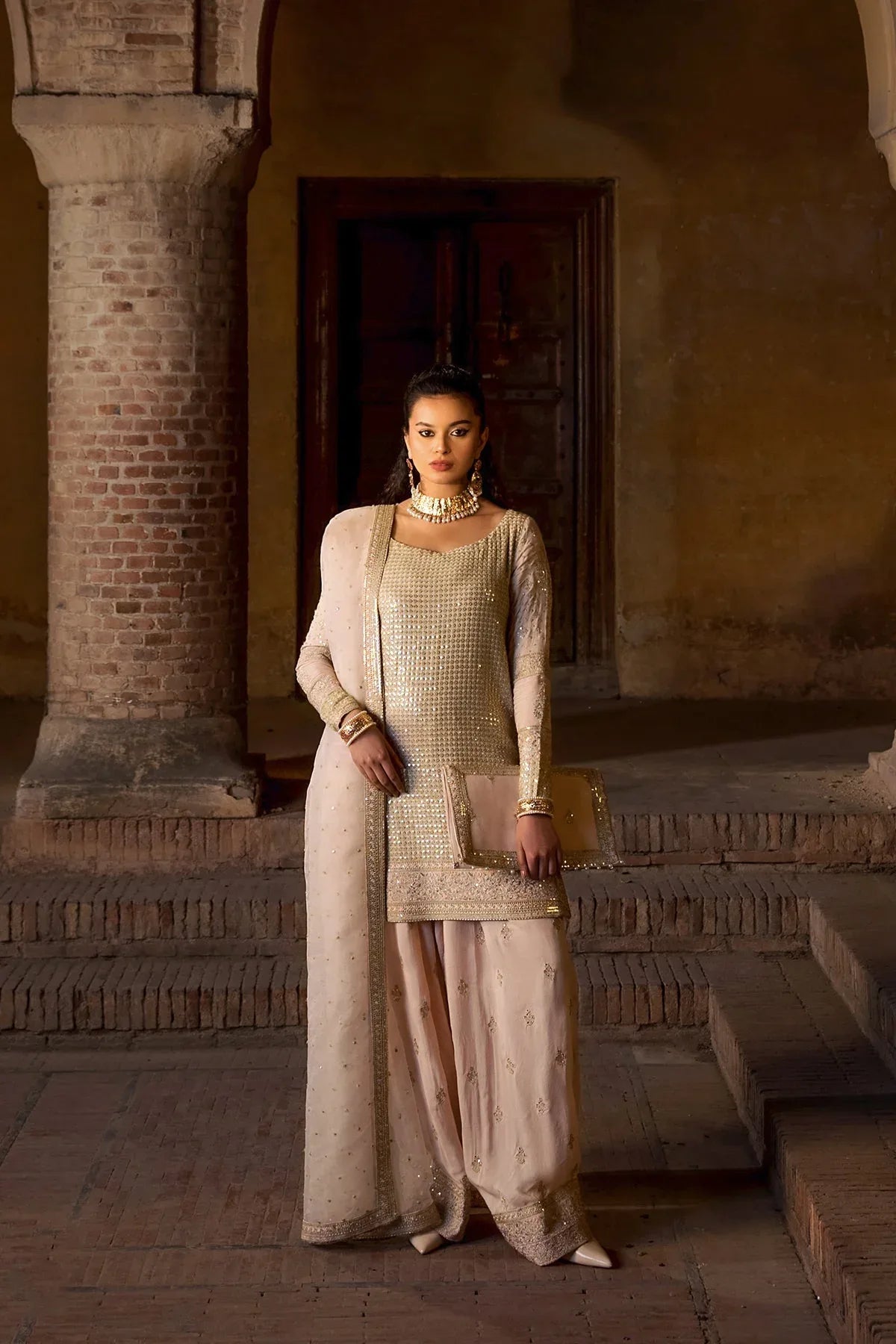 Erum Khan | Shezadian Luxe Formals | ZEB UN NISA - Aqsa Fabrics