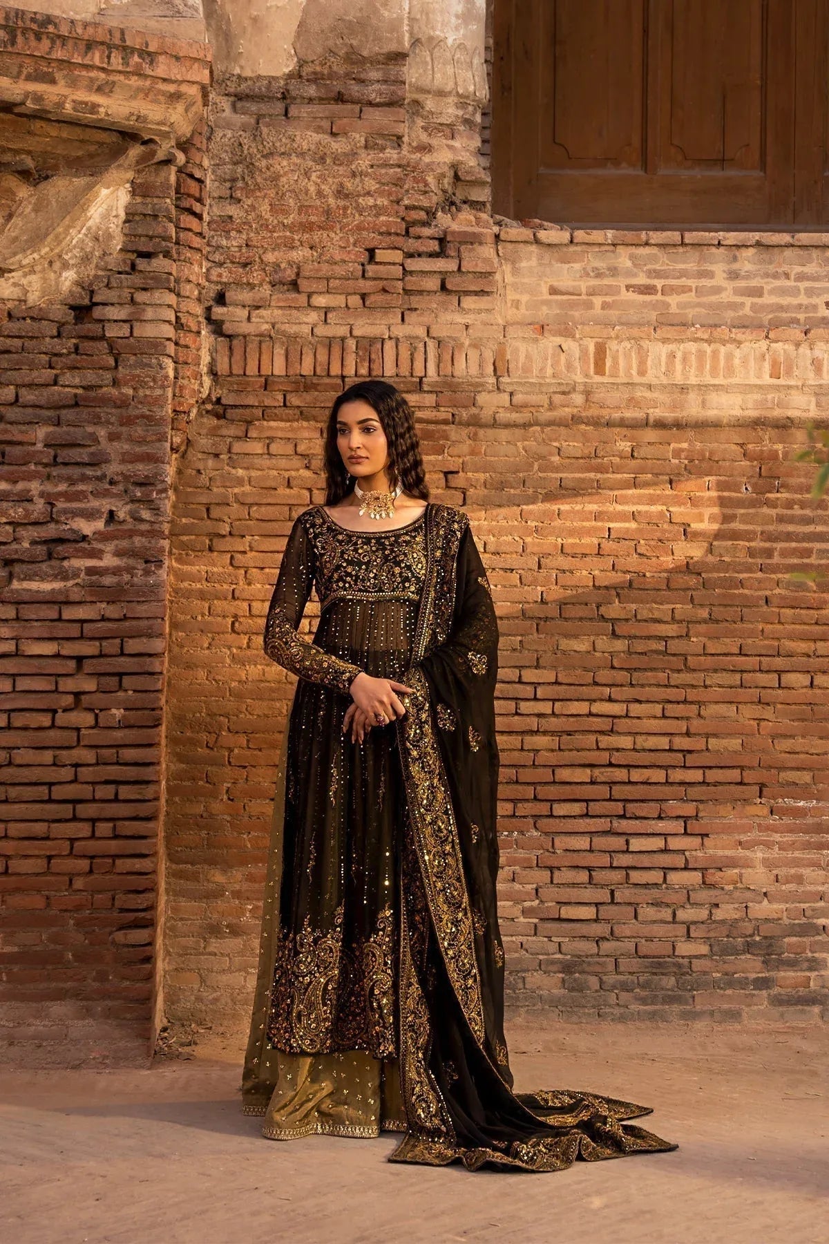 Erum Khan | Shezadian Luxe Formals | ZEENAT - Aqsa Fabrics