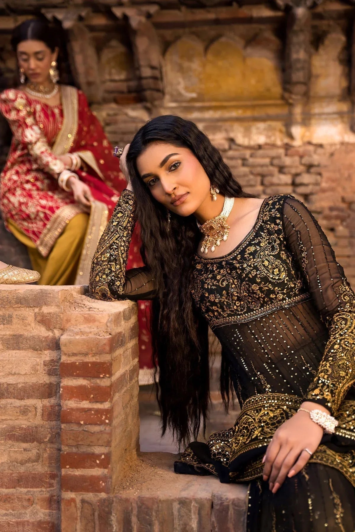 Erum Khan | Shezadian Luxe Formals | ZEENAT - Aqsa Fabrics