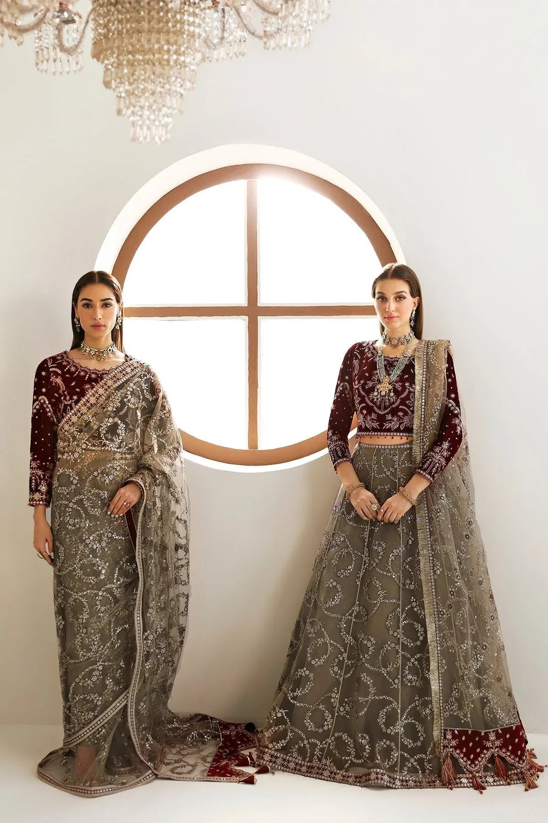 Alizeh | La Ruha Wedding Formals | AF-CH-2175-Esme - Aqsa Fabrics