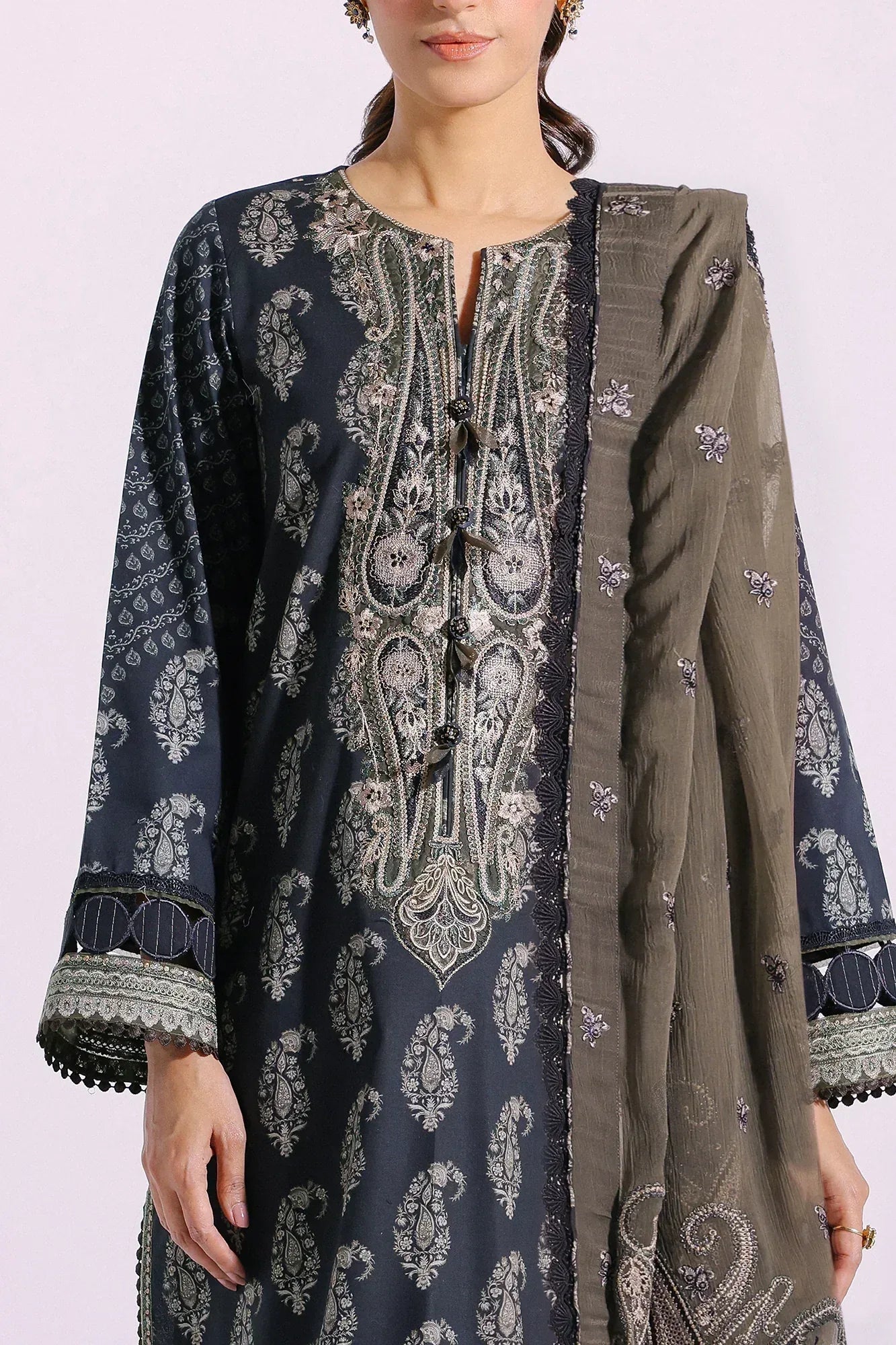 Ethnic | Rozana Collection SS 24 | E0405/203/116 - Aqsa Fabrics