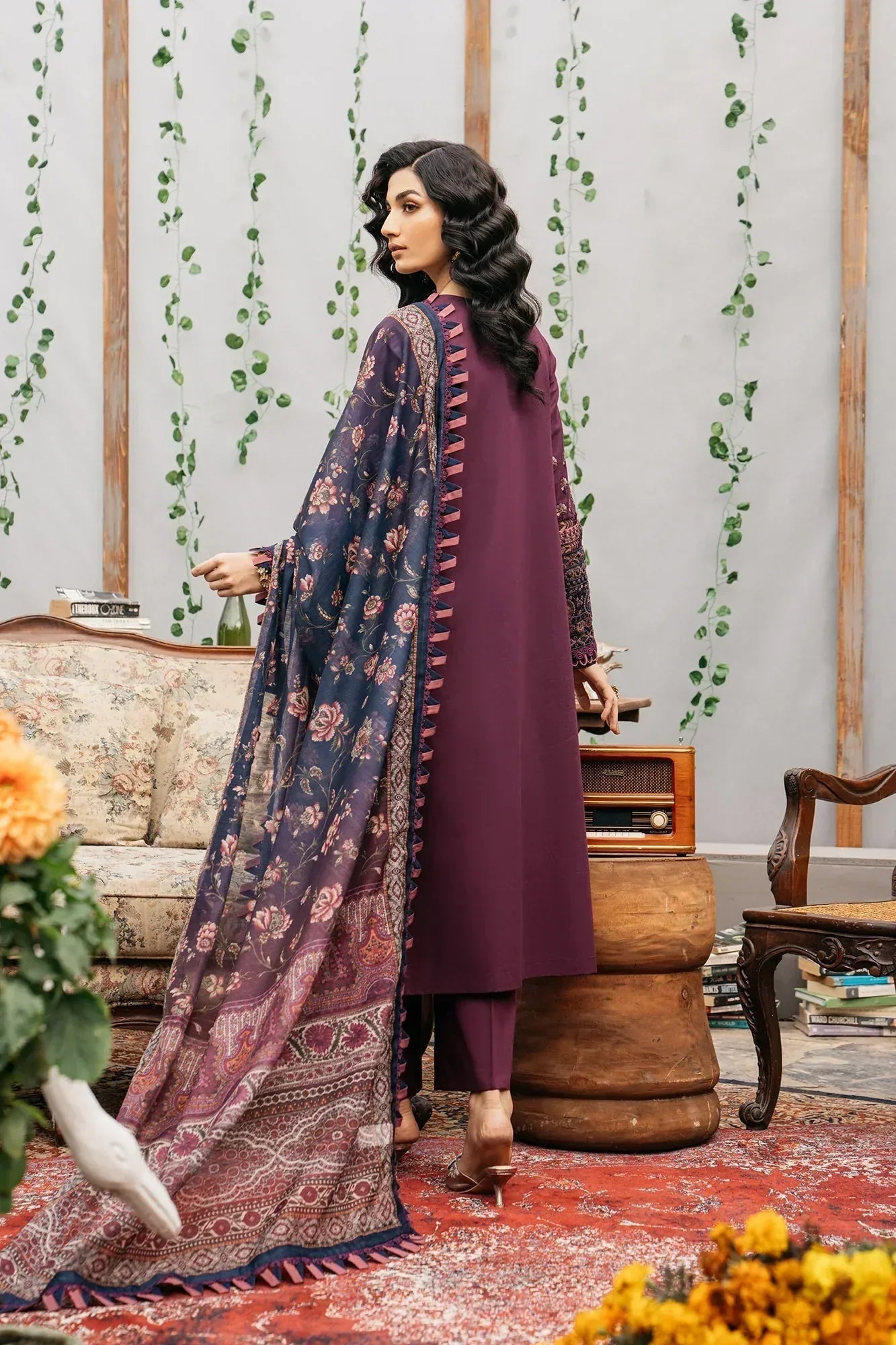 Ethnic | Rozana Collection SS 24 | E0406/203/520 - Aqsa Fabrics