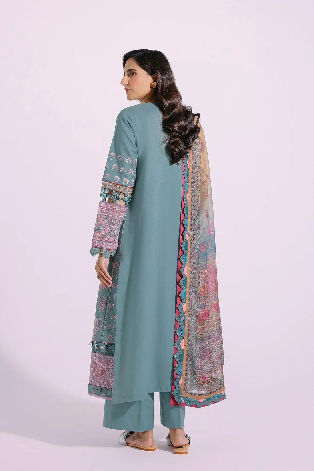Ethnic | Rozana Collection SS 24 | E0406/203/718 - Aqsa Fabrics