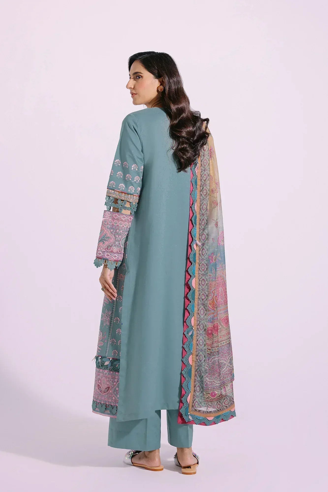 Ethnic | Rozana Collection SS 24 | E0406/203/718 - Aqsa Fabrics