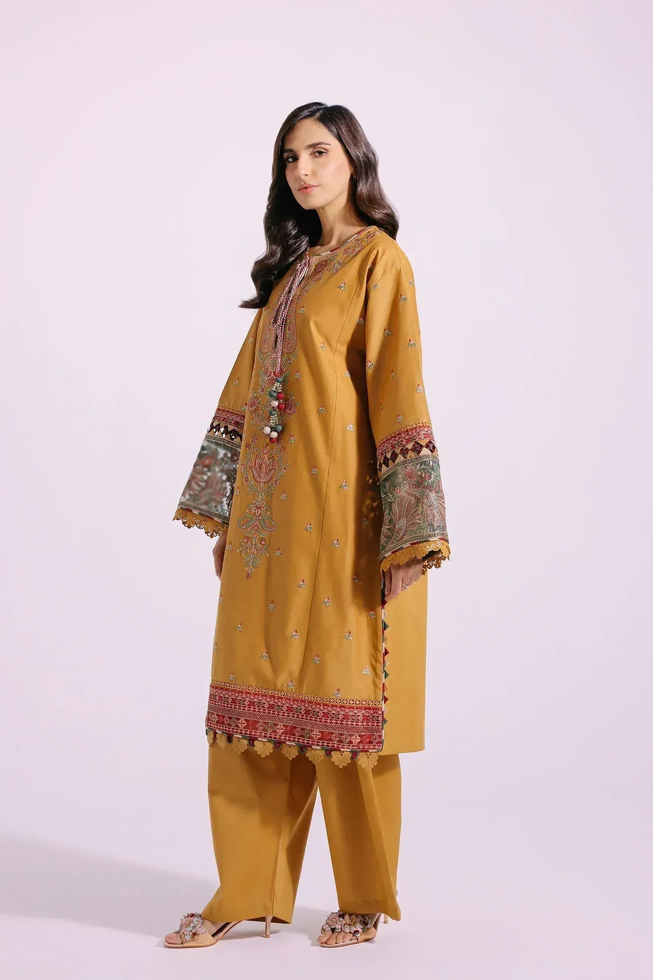 Ethnic | Rozana Collection SS 24 | E0407/203/219 - Aqsa Fabrics