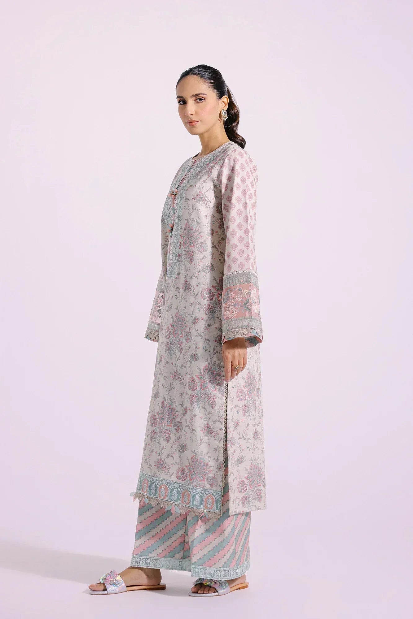 Ethnic | Rozana Collection SS 24 | E0401/203/112 - Aqsa Fabrics