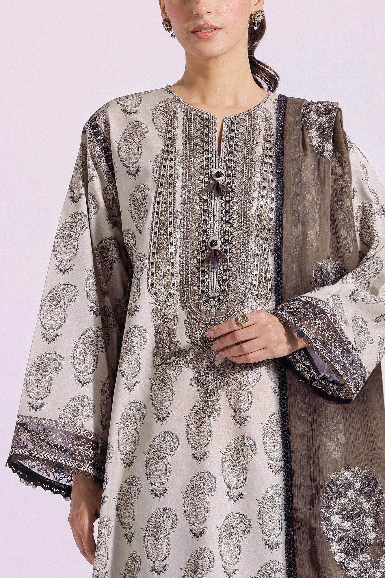 Ethnic | Rozana Collection SS 24 | E0411/203/110 - Aqsa Fabrics