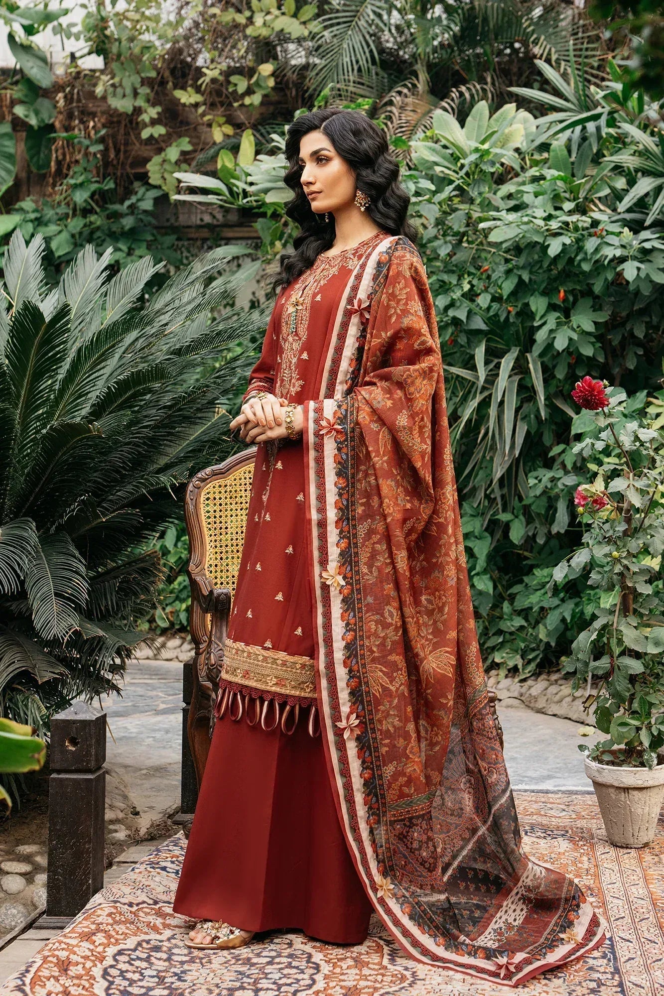 Ethnic | Rozana Collection SS 24 | E0407/203/416 - Aqsa Fabrics