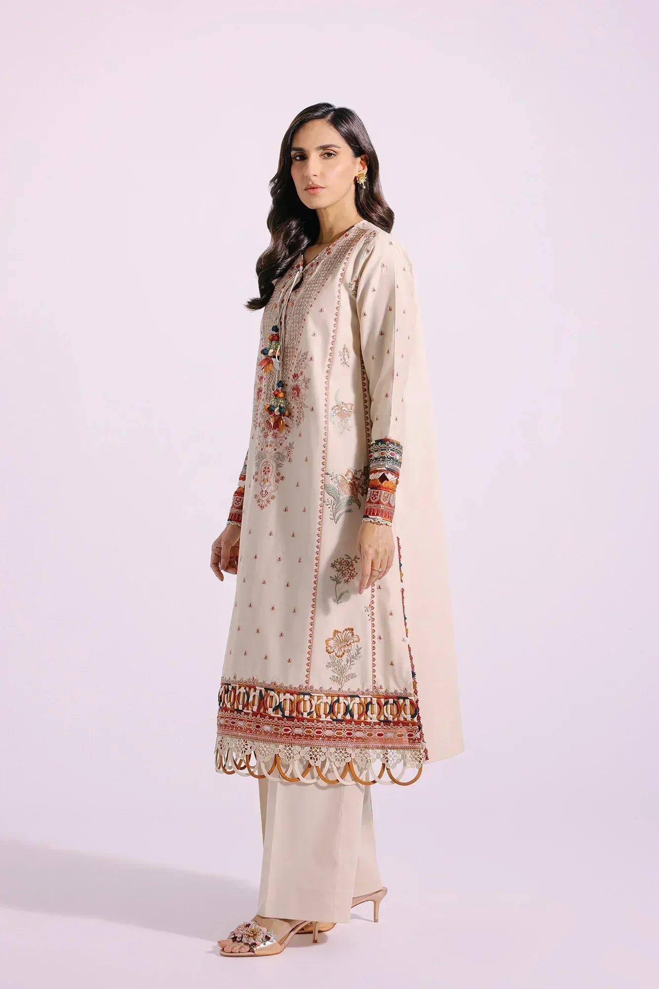 Ethnic | Rozana Collection SS 24 | E0409/203/226 - Aqsa Fabrics