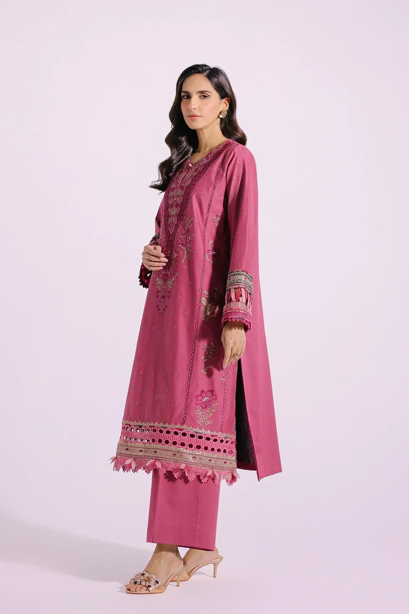 Ethnic | Rozana Collection SS 24 | E0409/203/409 - Aqsa Fabrics