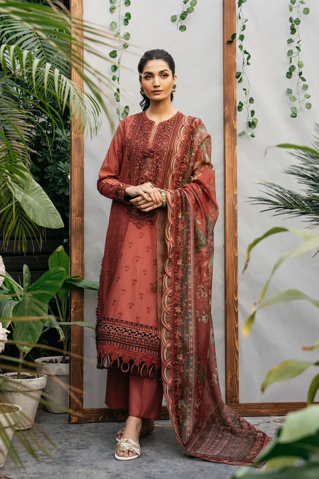Ethnic | Rozana Collection SS 24 | E0410/203/311 - Aqsa Fabrics