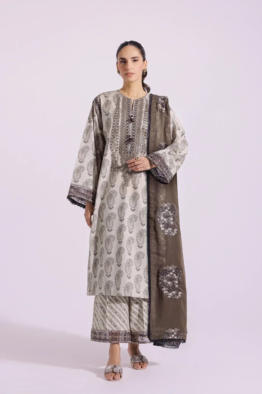 Ethnic | Rozana Collection SS 24 | E0411/203/110 - Aqsa Fabrics