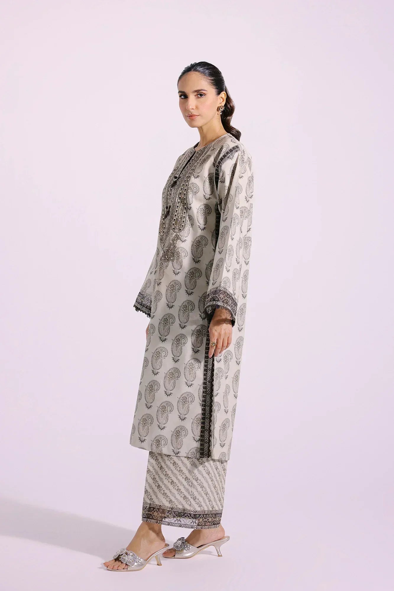 Ethnic | Rozana Collection SS 24 | E0411/203/110 - Aqsa Fabrics