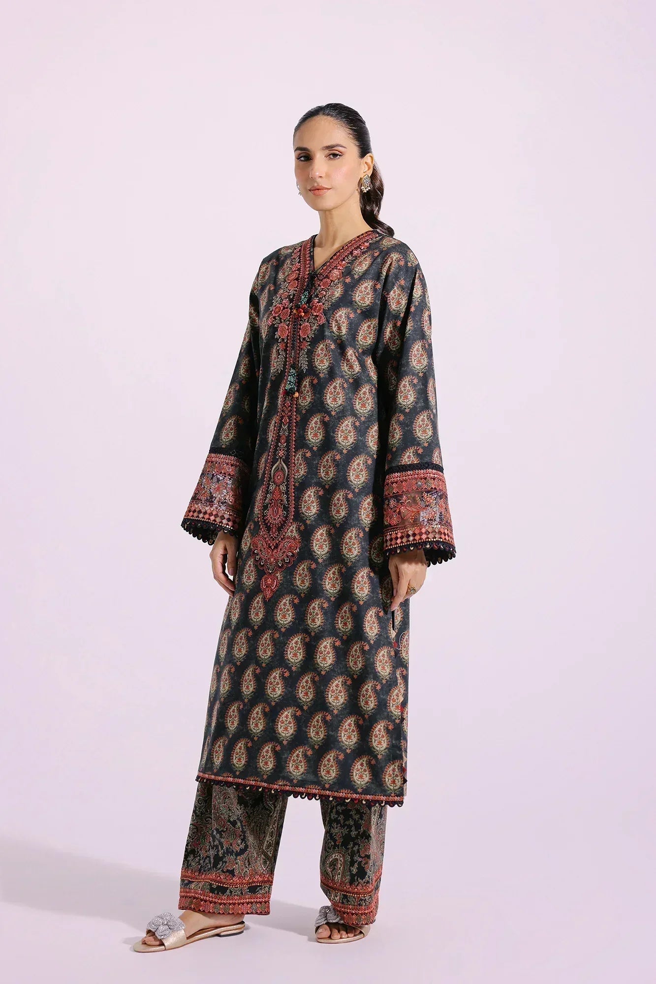 Ethnic | Rozana Collection SS 24 | E0414/203/116 - Aqsa Fabrics