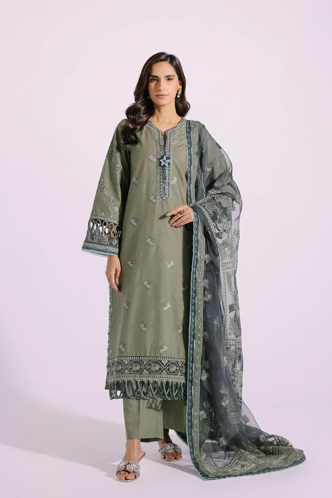 Ethnic | Rozana Collection SS 24 | E0415/203/127 - Aqsa Fabrics