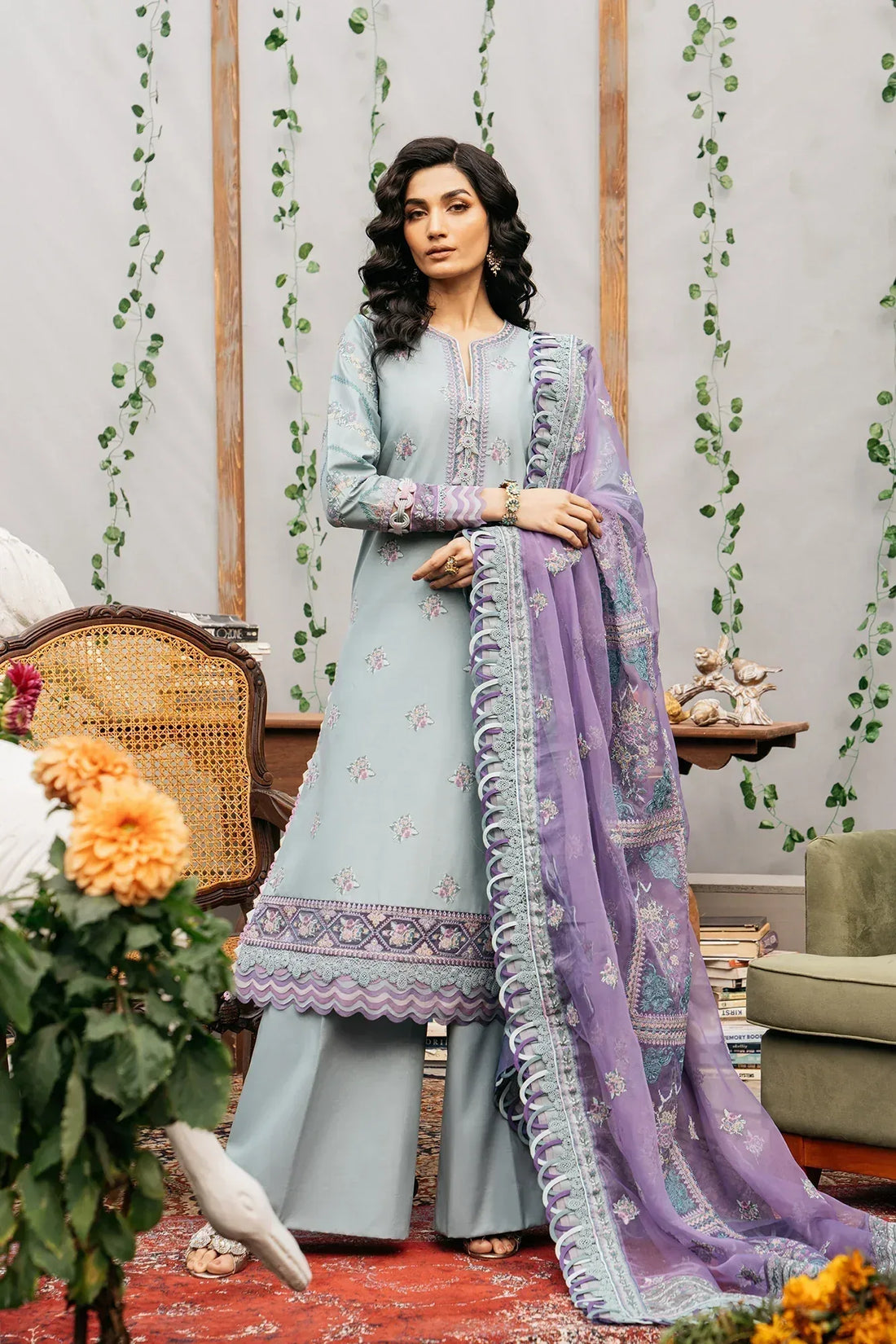 Ethnic | Rozana Collection SS 24 | E0415/203/716 - Aqsa Fabrics