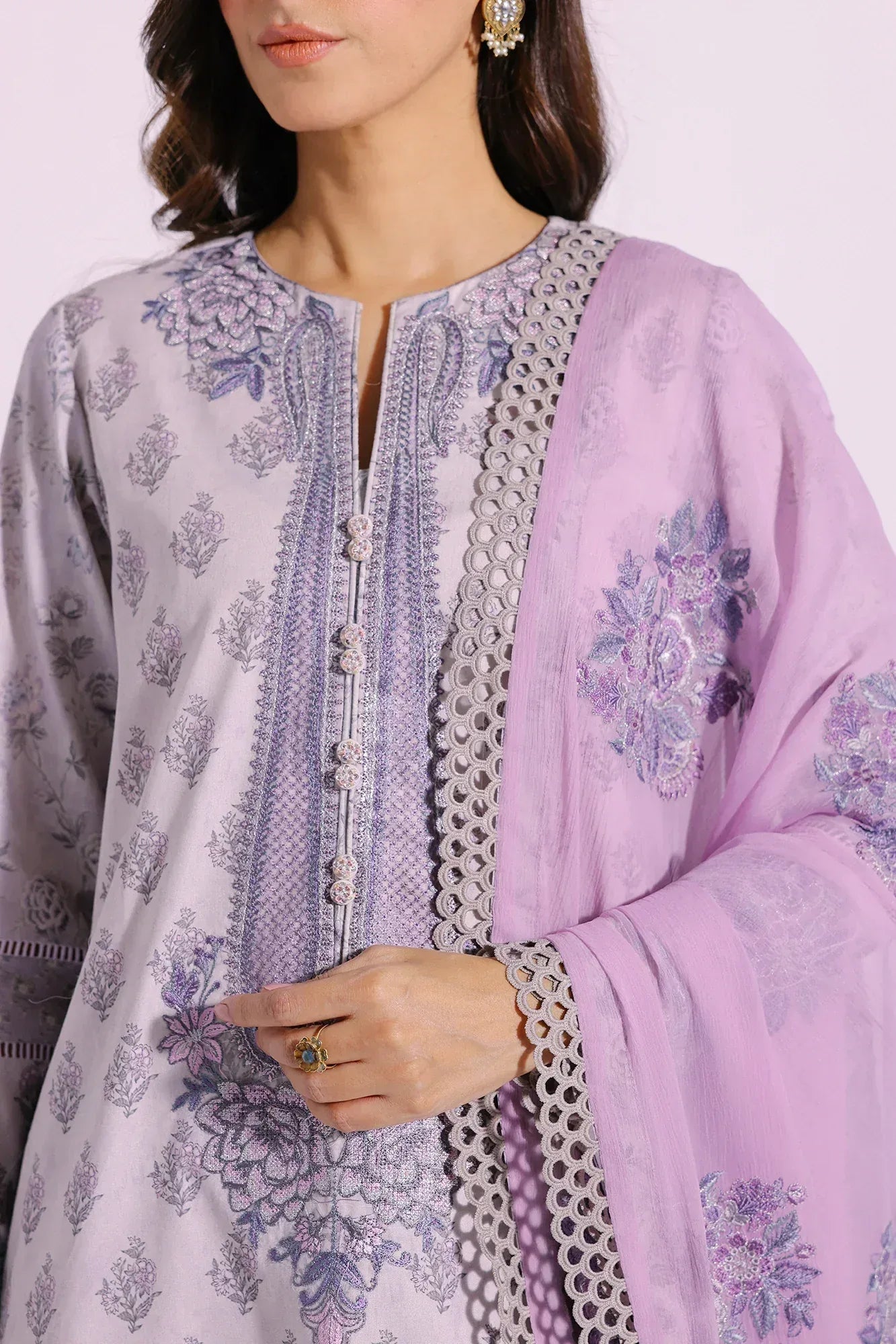Ethnic | Rozana Collection SS 24 | E0402/203/914 - Aqsa Fabrics