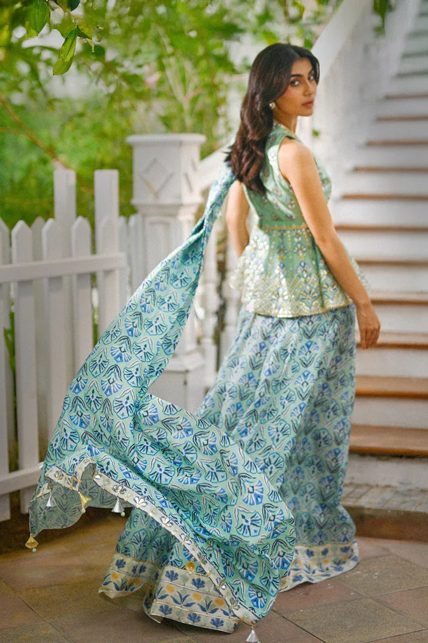 Sania Maskatiya | Fall Festive Glimmer | Ekara - Aqsa Fabrics