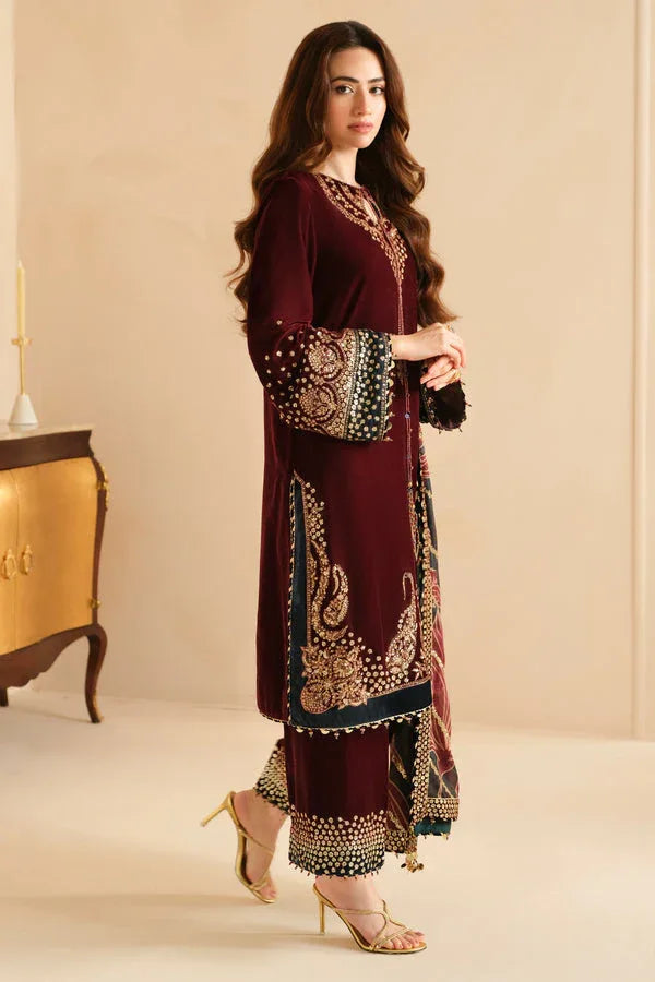 Jazmin | Velvet Edit 24 | Velvet Formal VF-2038 - Aqsa Fabrics