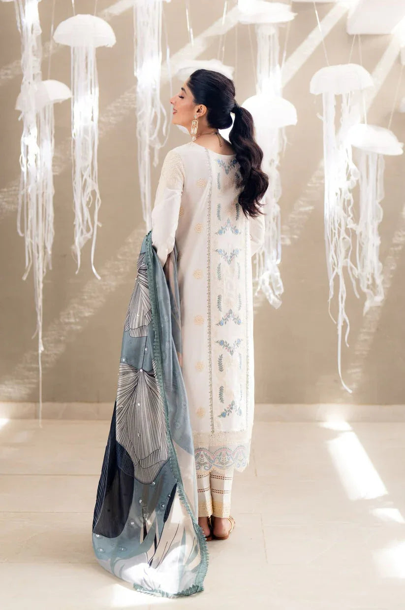 Aabyaan | Saagar Luxury Lawn 25 | ZAIRA (AS-09) - Aqsa Fabrics