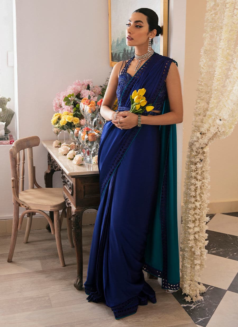 Farah Talib Aziz | Mayna Festive Luxe | ALMA OMBRE - Aqsa Fabrics