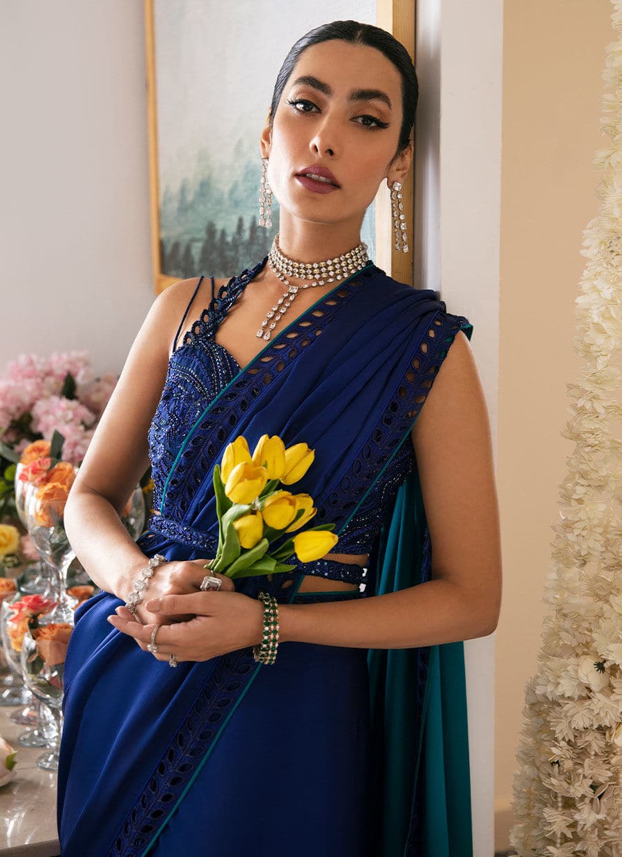 Farah Talib Aziz | Mayna Festive Luxe | ALMA OMBRE - Aqsa Fabrics
