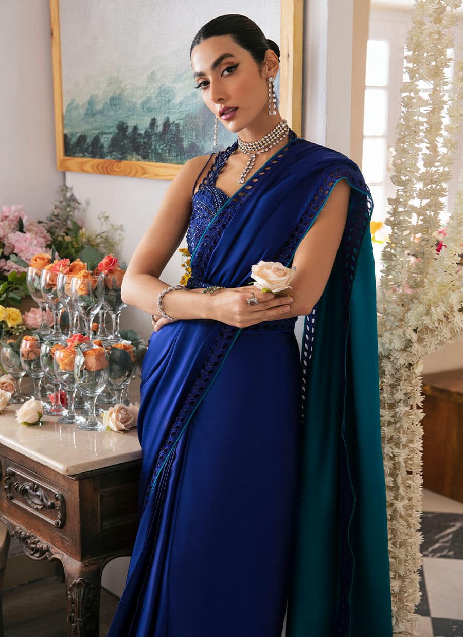 Farah Talib Aziz | Mayna Festive Luxe | ALMA OMBRE - Aqsa Fabrics