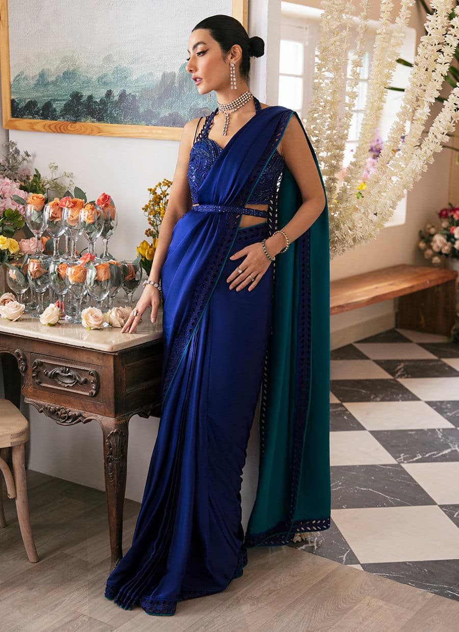 Farah Talib Aziz | Mayna Festive Luxe | ALMA OMBRE - Aqsa Fabrics