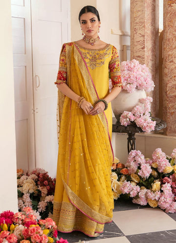 Farah Talib Aziz | Mayna Festive Luxe | AQIQ KIWI - Aqsa Fabrics