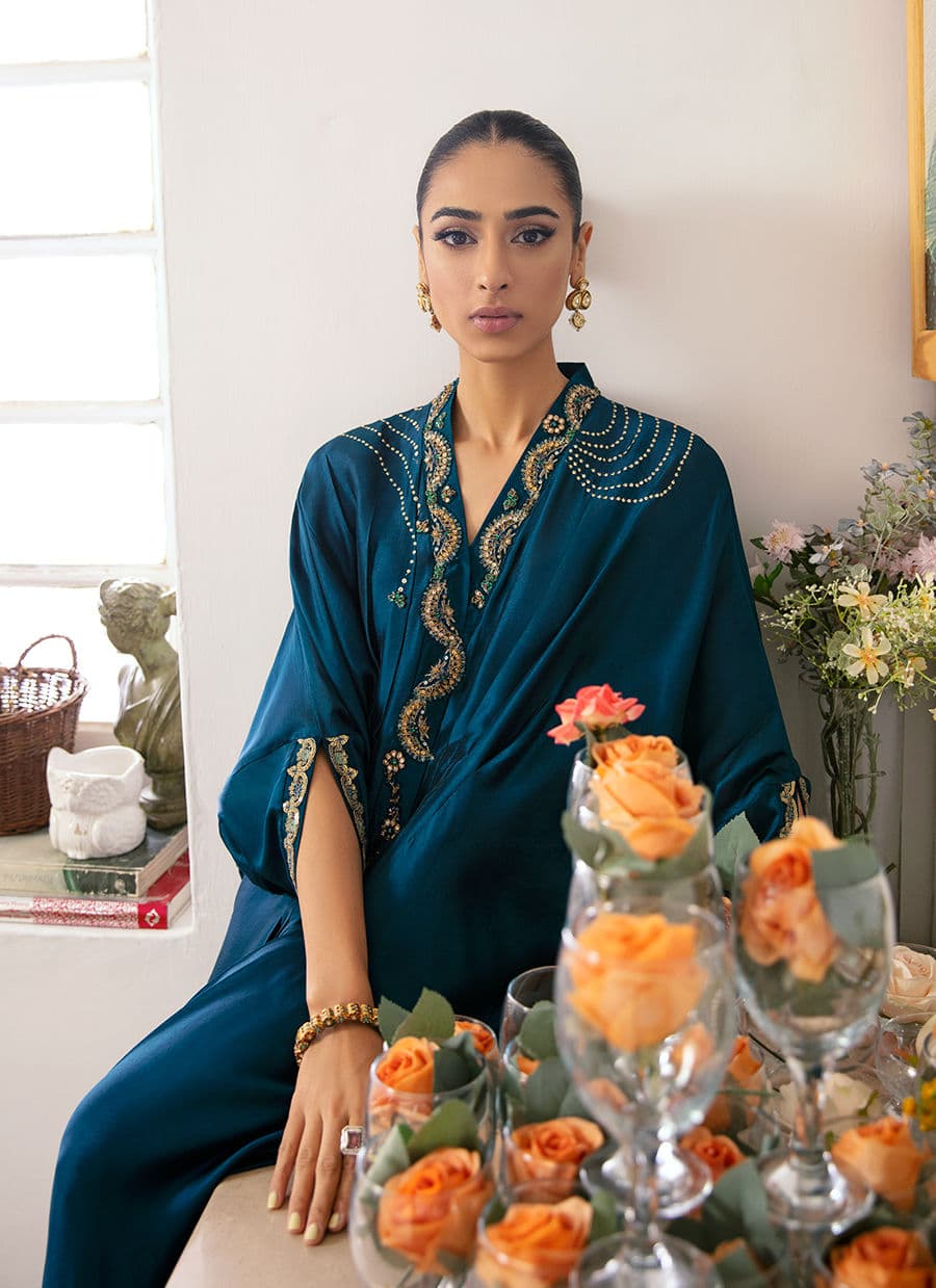 Farah Talib Aziz | Mayna Festive Luxe | Nami - Aqsa Fabrics