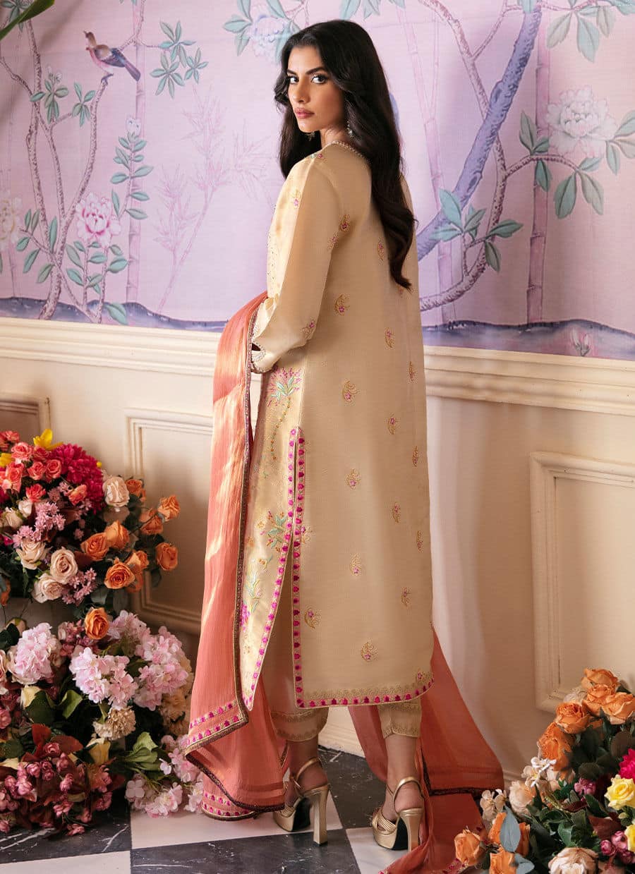 Farah Talib Aziz | Mayna Festive Luxe | NAROOD GOLD - Aqsa Fabrics