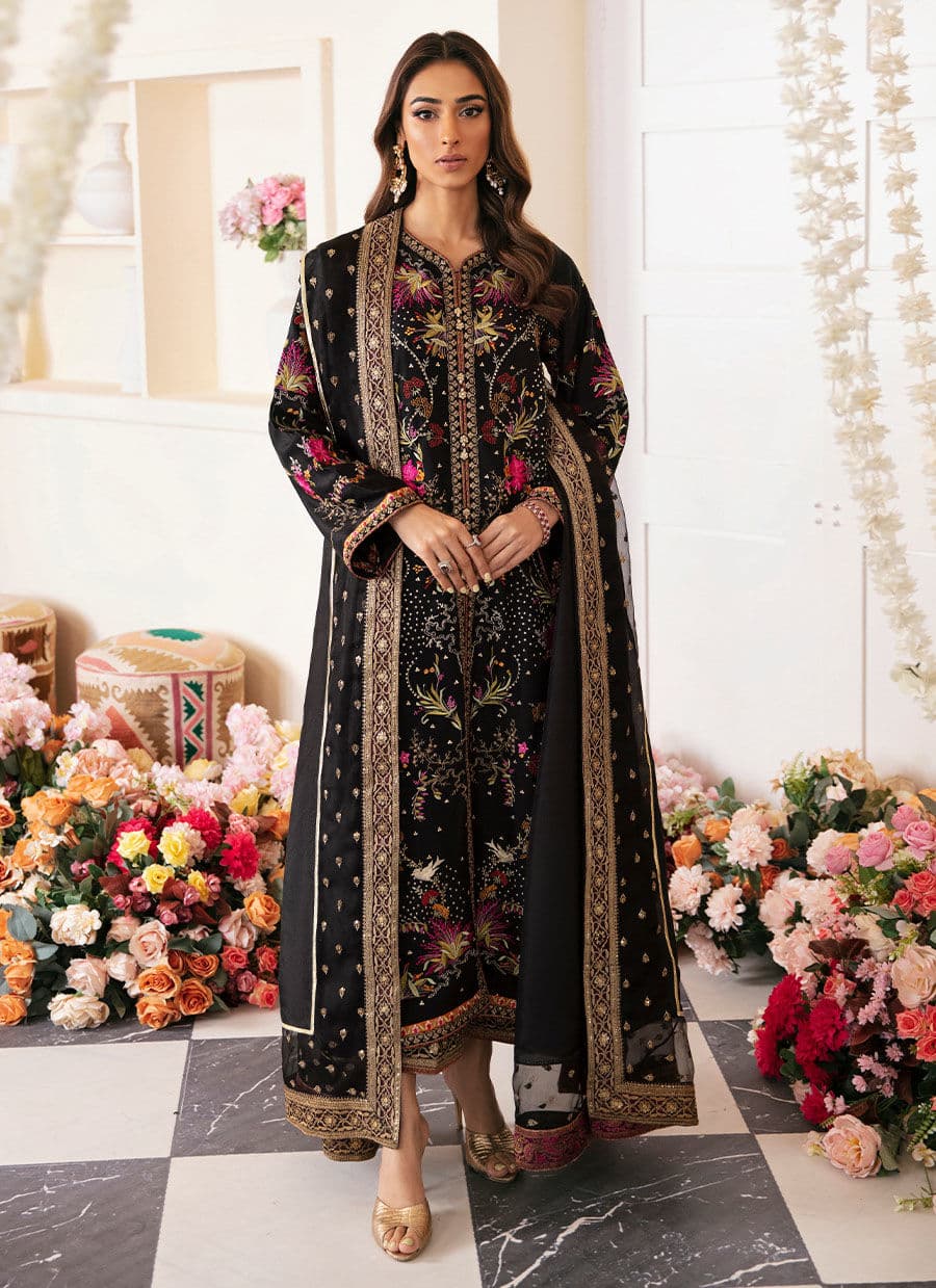 Farah Talib Aziz | Mayna Festive Luxe | Pinar - Aqsa Fabrics