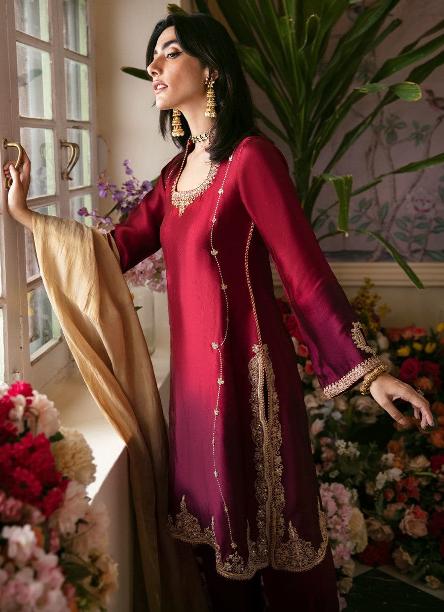 Farah Talib Aziz | Mayna Festive Luxe | ZIVA - Aqsa Fabrics