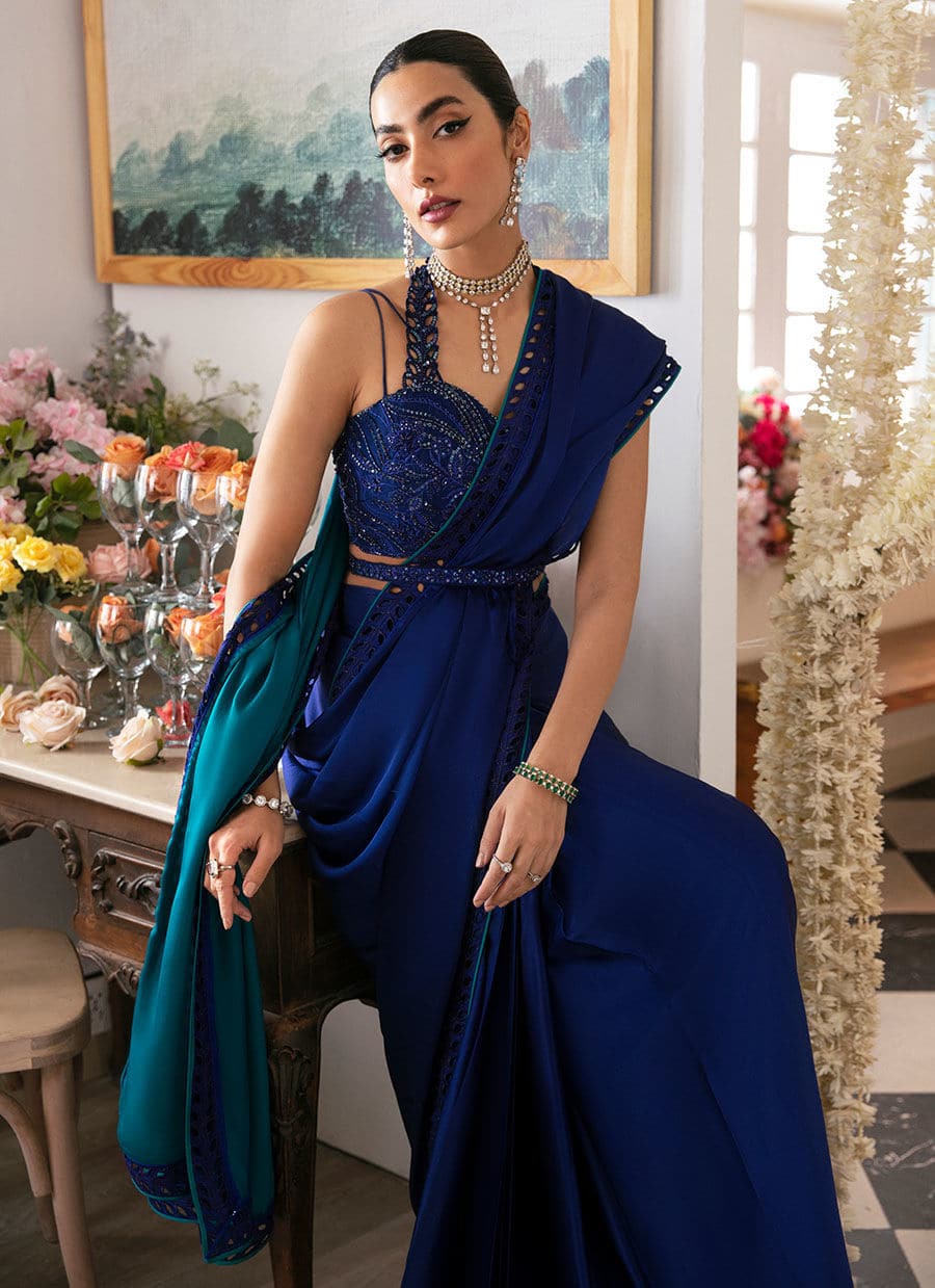 Farah Talib Aziz | Mayna Festive Luxe | ALMA OMBRE - Aqsa Fabrics