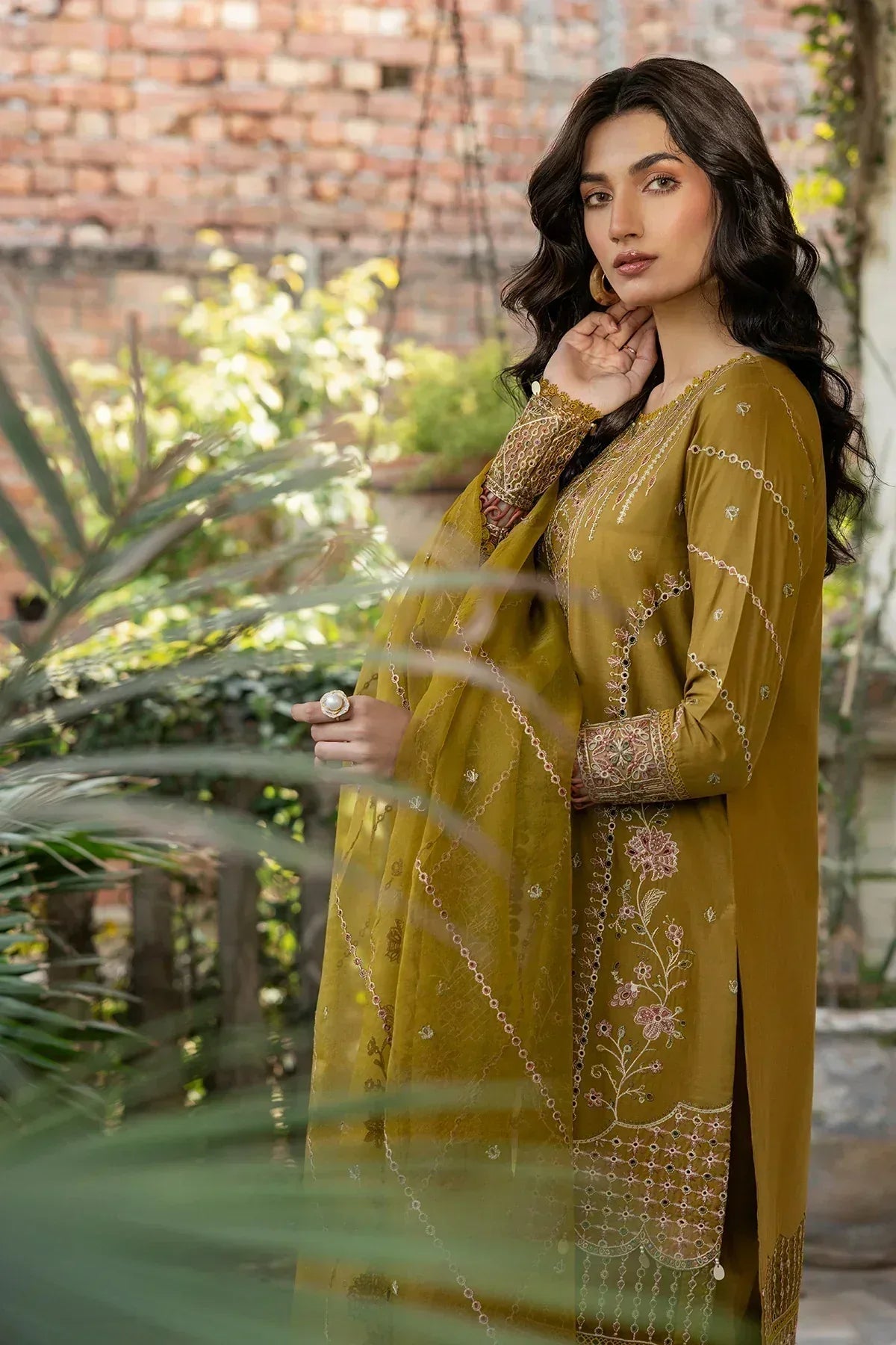Farasha | Bahaar Embroidered Lawn | Summer Bloom - Aqsa Fabrics