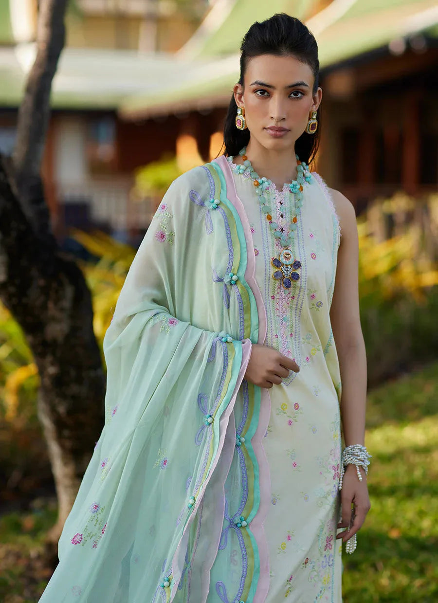 Farah Talib Aziz | Suay Lawn 24 | VAIA YELLOW - Aqsa Fabrics
