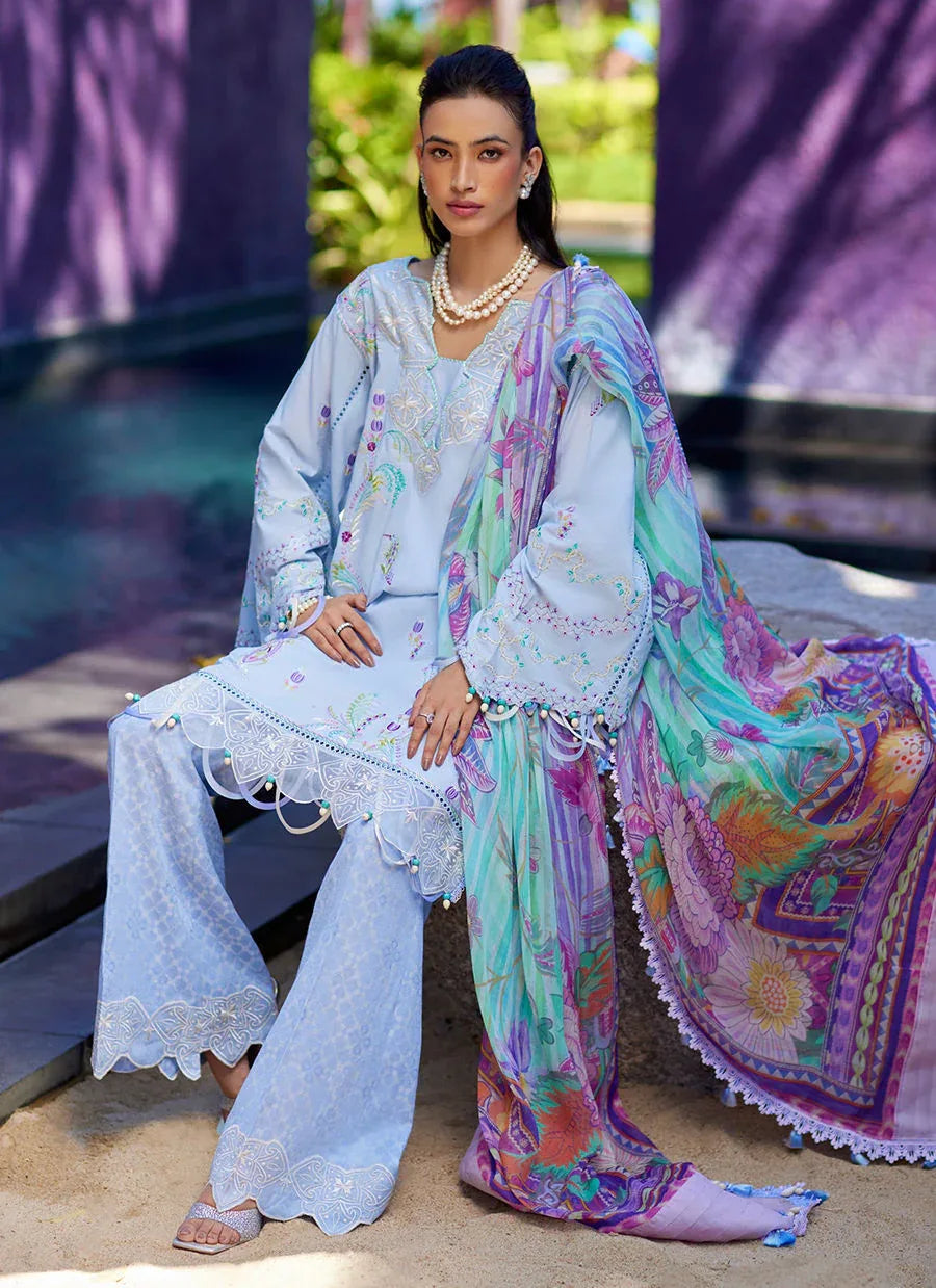 Farah Talib Aziz | Suay Lawn 24 | CALLISTA WEDGEWOOD - Aqsa Fabrics