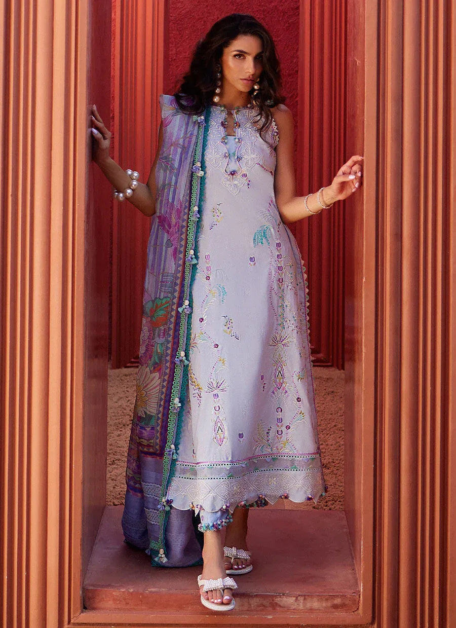 Farah Talib Aziz | Suay Lawn 24 | CALLISTA WEDGEWOOD - Aqsa Fabrics