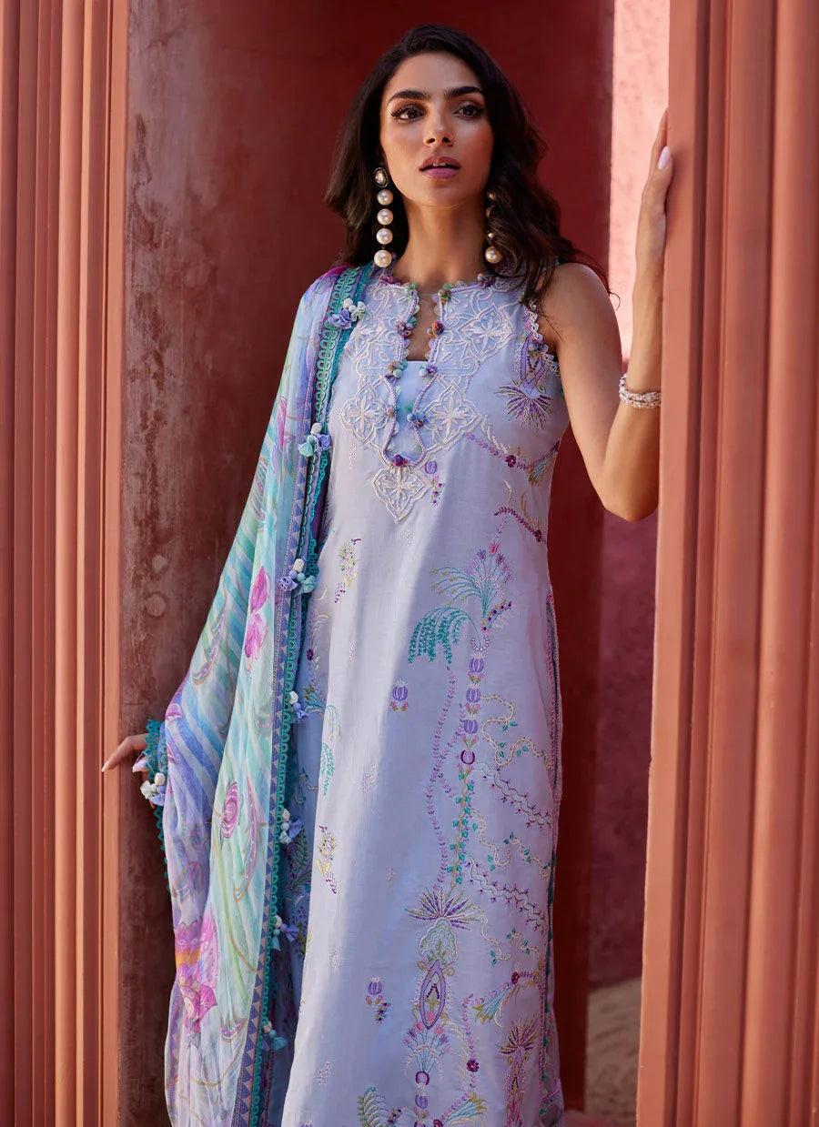 Farah Talib Aziz | Suay Lawn 24 | CALLISTA WEDGEWOOD - Aqsa Fabrics