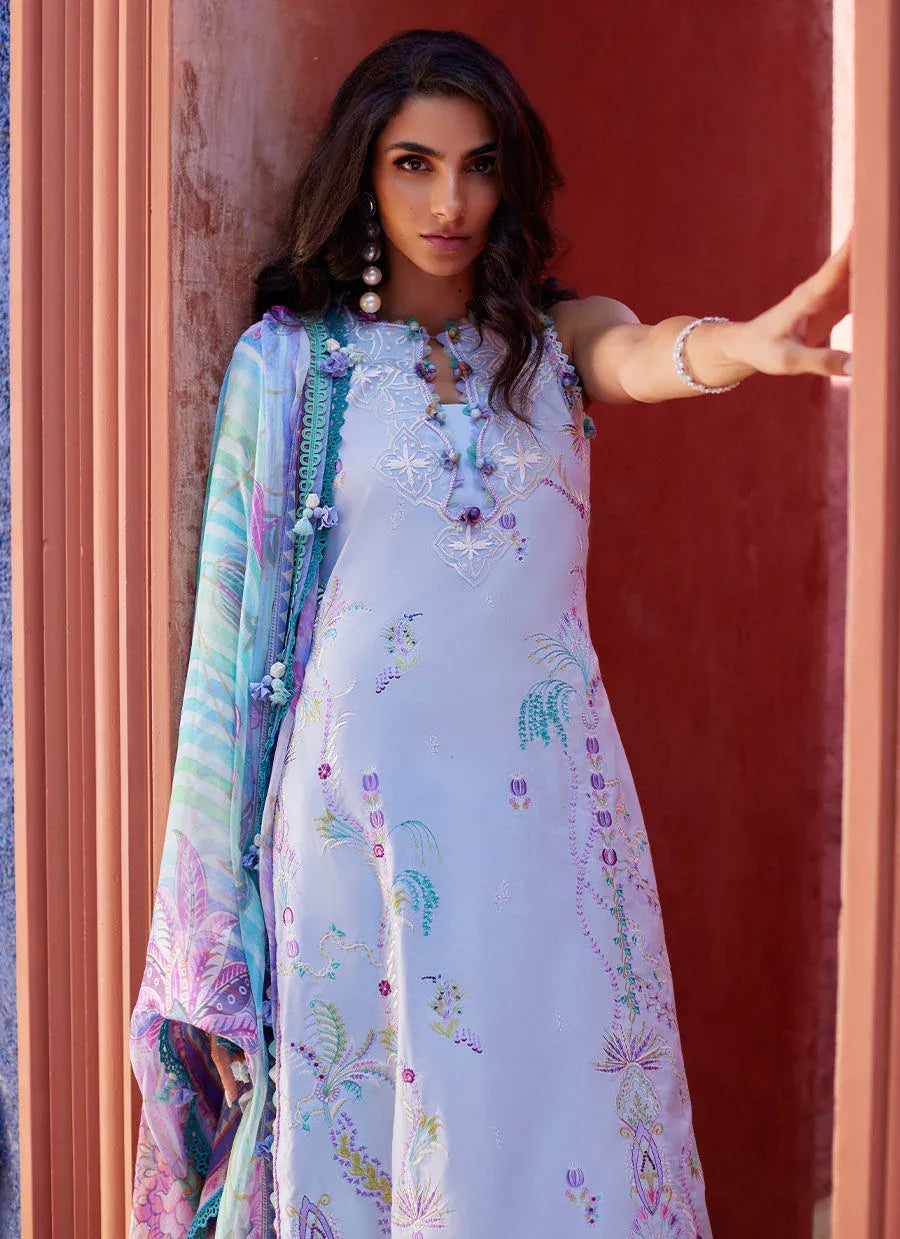 Farah Talib Aziz | Suay Lawn 24 | CALLISTA WEDGEWOOD - Aqsa Fabrics