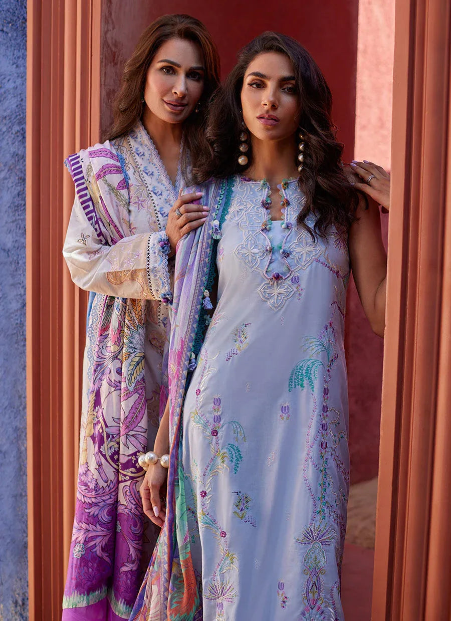 Farah Talib Aziz | Suay Lawn 24 | CALLISTA WEDGEWOOD - Aqsa Fabrics