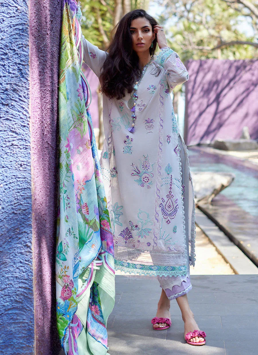 Farah Talib Aziz | Suay Lawn 24 | ZOELLA GREY - Aqsa Fabrics