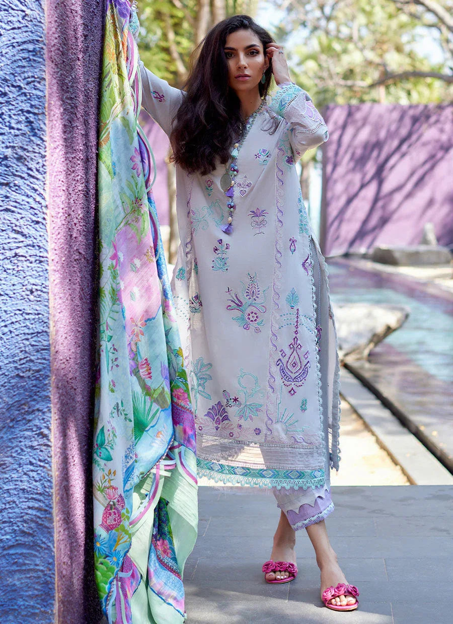 Farah Talib Aziz | Suay Lawn 24 | ZOELLA GREY - Aqsa Fabrics
