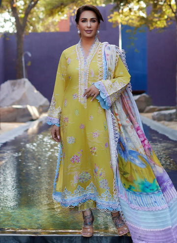 Farah Talib Aziz | Suay Lawn 24 | KELAYA KIWI - Aqsa Fabrics
