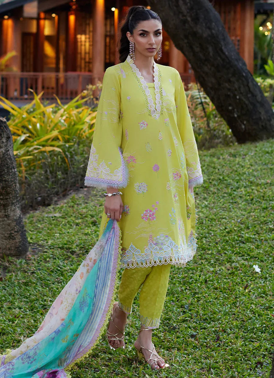 Farah Talib Aziz | Suay Lawn 24 | KELAYA KIWI - Aqsa Fabrics